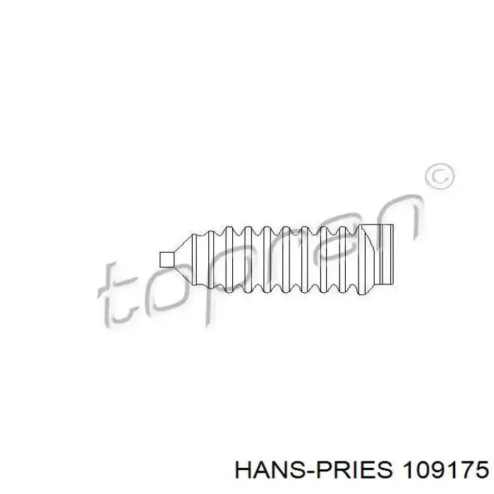 109175 Hans Pries (Topran) Пильник рульової