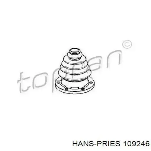 109246 Hans Pries (Topran) пильник шруса внутрішній лівий