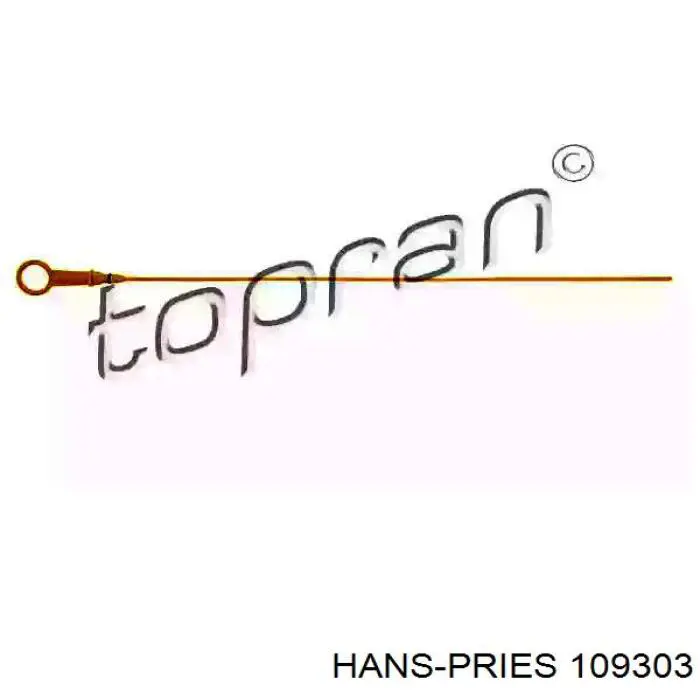Щуп-індикатор рівня масла в двигуні Hans Pries (Topran) 109303 ціна, від 3.54 USD
