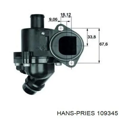 Кришка бачка Hans Pries (Topran) 109345