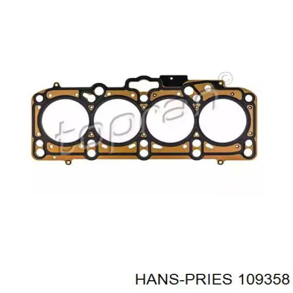 Прокладка головки блока циліндрів (ГБЦ) 109358 Hans Pries (Topran)