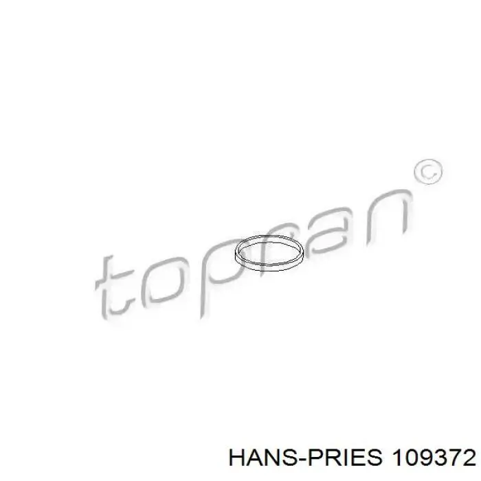 Купити 109372 Hans Pries (Topran) Прокладка впускного колектора