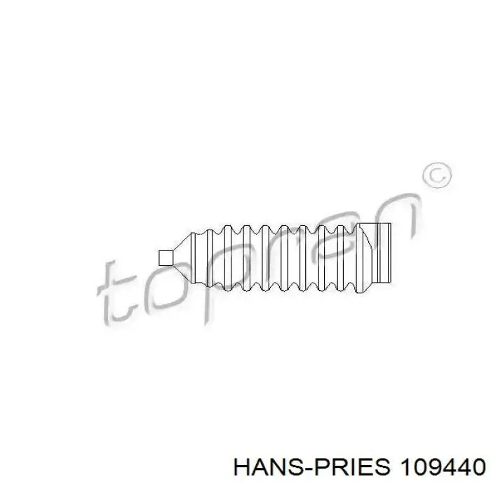 109440 Hans Pries (Topran) Пильник рульової