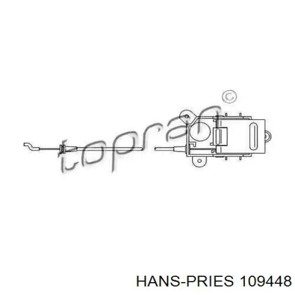 109448 Hans Pries (Topran) Трос відкривання двері передньої лівої