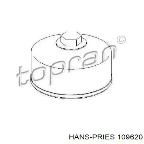 Фільтр масляний 109620 Hans Pries (Topran)