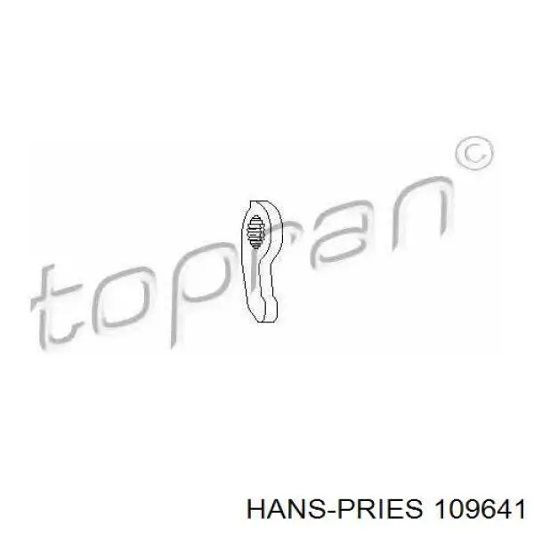 Вилка зчеплення 109641 Hans Pries (Topran)