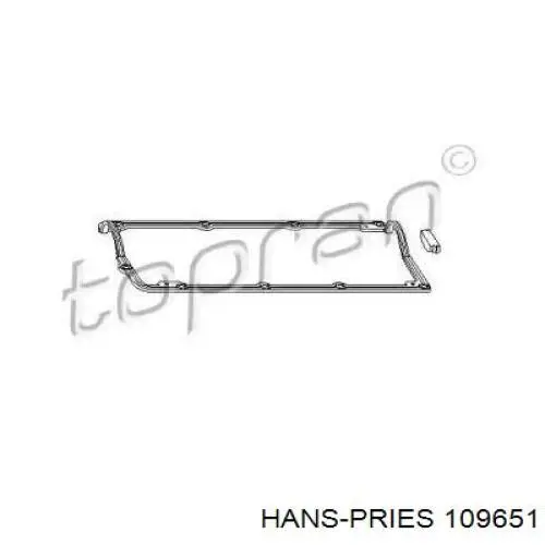 109651 Hans Pries (Topran) прокладка клапанної кришки двигуна