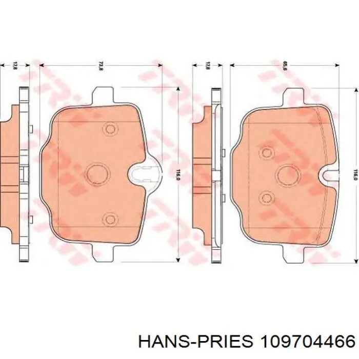 Втулка механізму перемикання передач Hans Pries (Topran) 109704466 ціна, від 2.24 USD