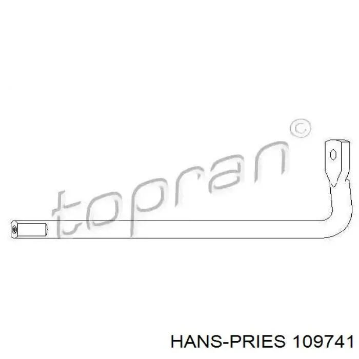 Кронштейн натягувача приводного ременя Hans Pries (Topran) 109741 ціна, від 35.14 USD