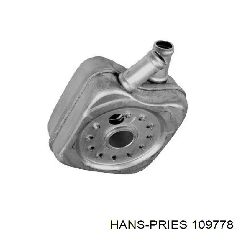 109778 Hans Pries (Topran) радіатор масляний (холодильник, під фільтром)
