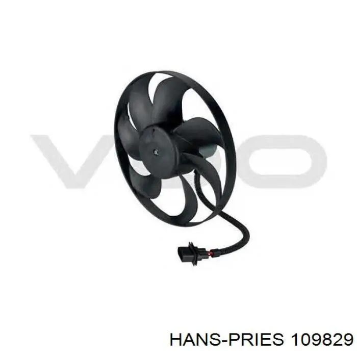 Вентилятор радіатора Hans Pries (Topran) 109829 ціна, від 50.09 USD