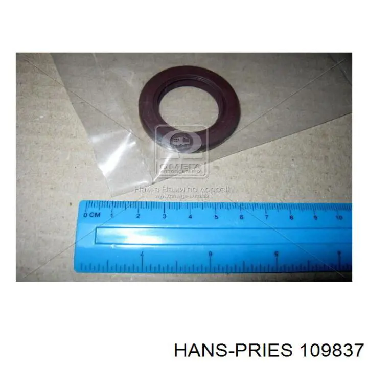 Сальник коленвалу 109837 Hans Pries (Topran)
