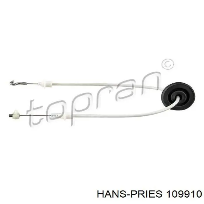 Трос відкривання двері передньої Hans Pries (Topran) 109910 ціна, від 7.41 USD