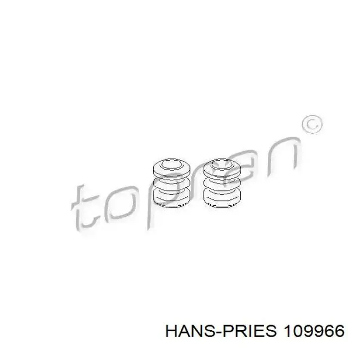 Купити 109966 Hans Pries (Topran) Ремкомплект переднього супорту