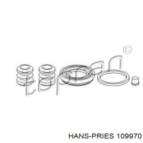 109970 Hans Pries (Topran) Ремкомплект заднього гальмівного супорта