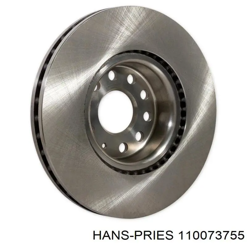 Диск переднього гальма Hans Pries (Topran) 110073755 ціна, від 36.36 USD