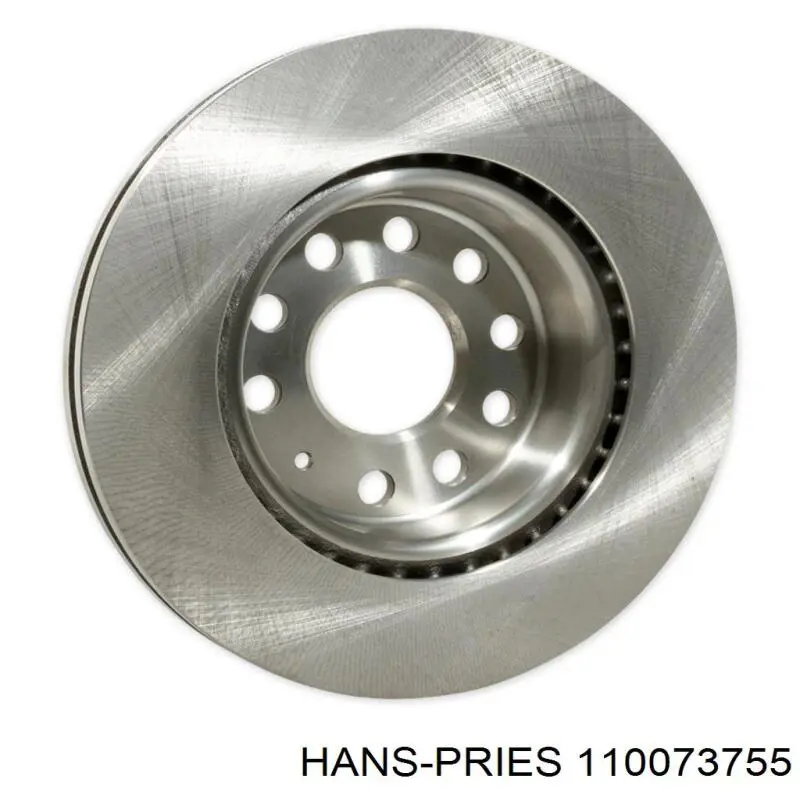 Гальмівні диски передні 110073755 Hans Pries (Topran)