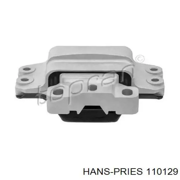 Подушка (опора) двигуна, ліва 110129 Hans Pries (Topran)