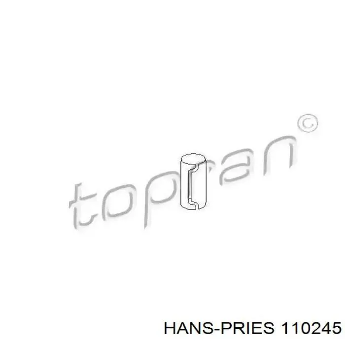 Сайлентблок ресори, задній Hans Pries (Topran) 110245 ціна, від 6.45 USD