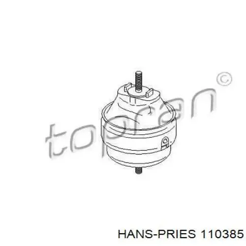 Подушка (опора) двигуна, ліва 110385 Hans Pries (Topran)