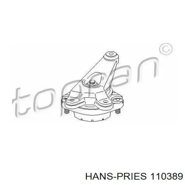 110389 Hans Pries (Topran) подушка трансмісії (опора коробки передач)