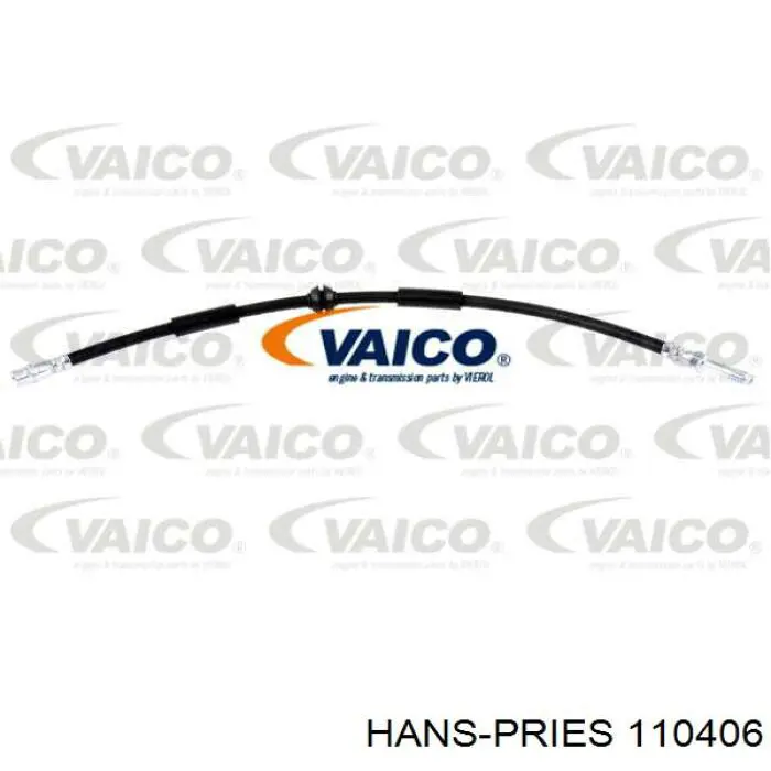 Шланг гальмівний передній Hans Pries (Topran) 110406 ціна, від 8.44 USD