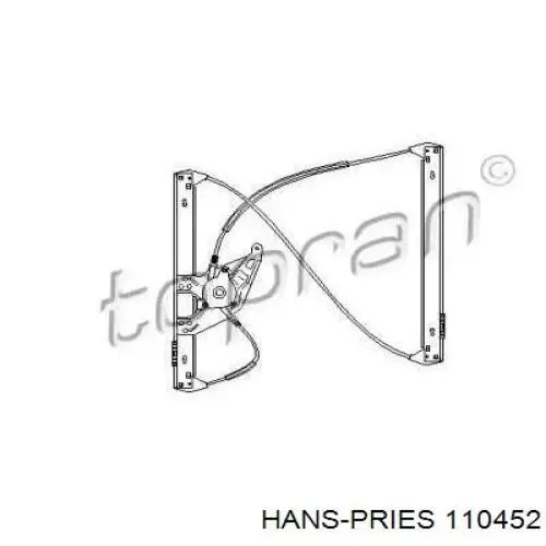 110452 Hans Pries (Topran) механізм склопідіймача двері передньої, правої