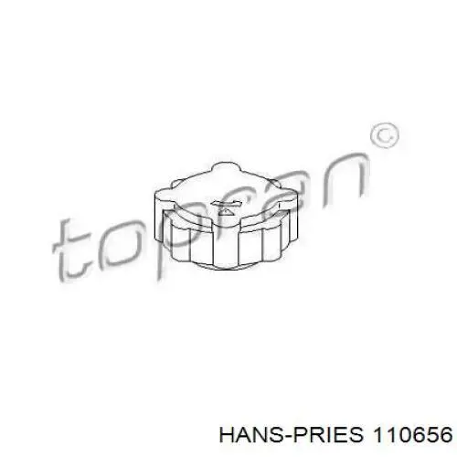 Кришка/пробка розширювального бачка 110656 Hans Pries (Topran)
