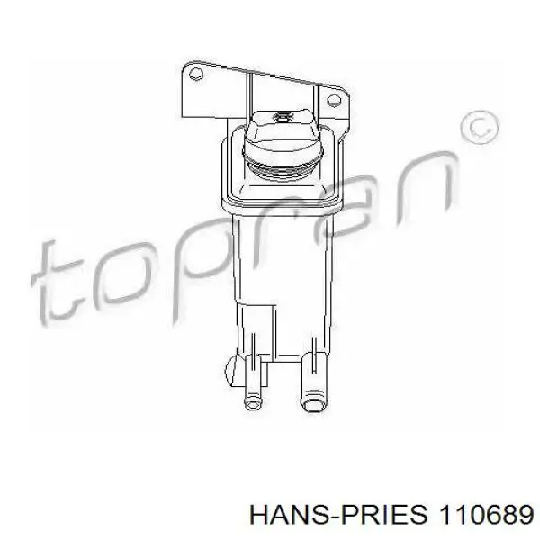 Купити 110689 Hans Pries (Topran) Бачок насоса ГПР