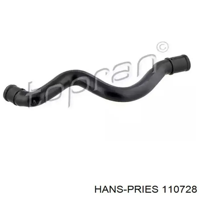 Трубка картера повітряна Hans Pries (Topran) 110728 ціна, від 9.26 USD