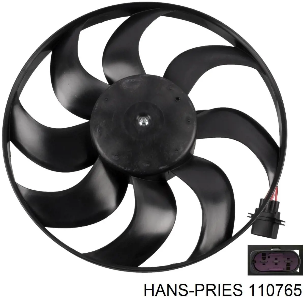 Вентилятор радіатора Hans Pries (Topran) 110765 ціна, від 59.61 USD