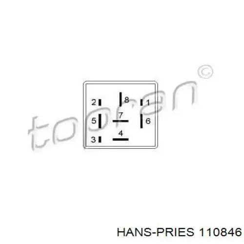 Реле кондиціонера Hans Pries (Topran) 110846 ціна, від 9.02 USD