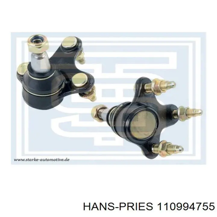 Купити 110994755 Hans Pries (Topran) Кульова опора, нижня, ліва
