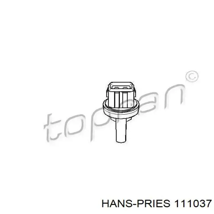 Купити 111037 Hans Pries (Topran) Датчик температури салону