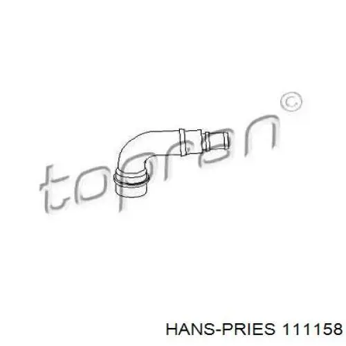 111158 Hans Pries (Topran) патрубок вентиляції картера, масловіддільника