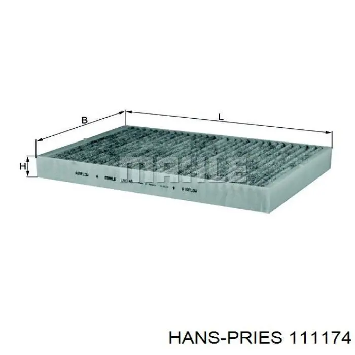 Регулятор дросельної заслінки 111174 Hans Pries (Topran)