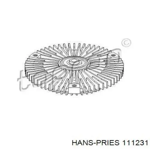 Купити 111231 Hans Pries (Topran) Муфта вязкостная системи охолодження