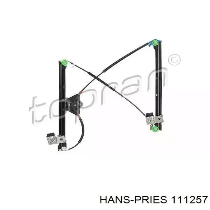 Склопідйомник передньої лівої двері 111257 Hans Pries (Topran)