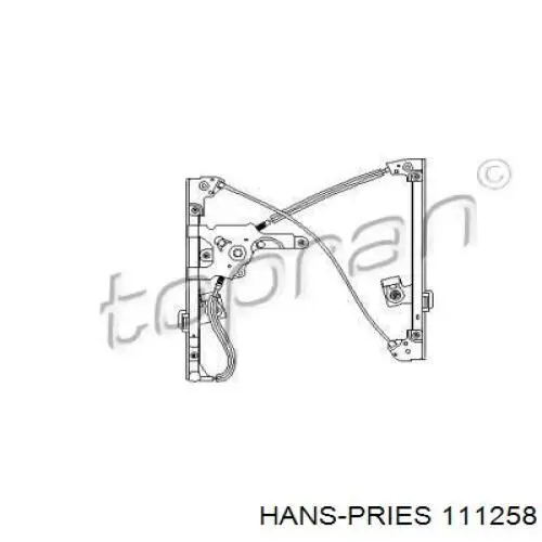 111258 Hans Pries (Topran) механізм склопідіймача двері передньої, правої