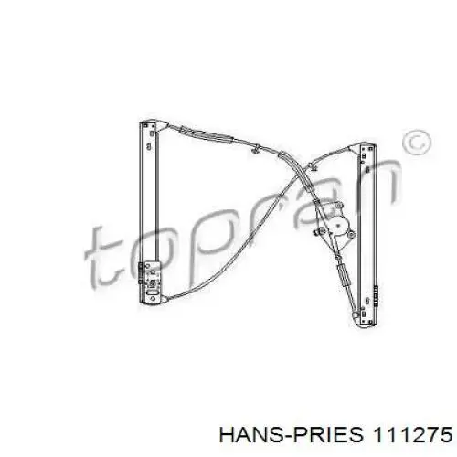 111275 Hans Pries (Topran) механізм склопідіймача двері передньої, лівої