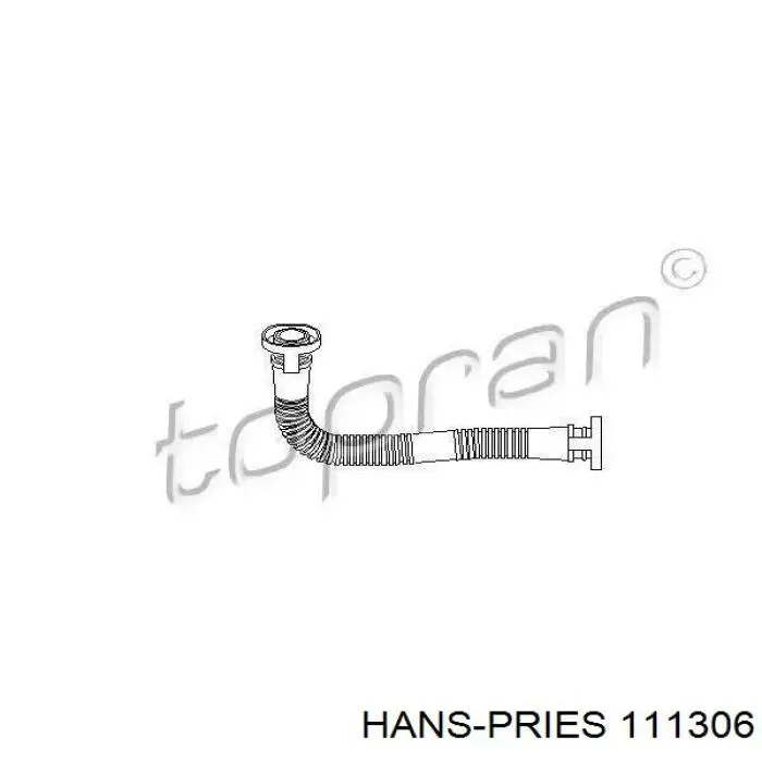 Купити 111306 Hans Pries (Topran) Шланг для видалення повітря