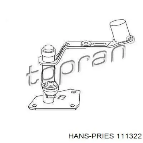 Кронштейн куліси КПП Hans Pries (Topran) 111322 ціна, від 24.81 USD