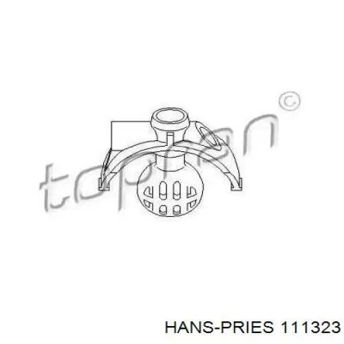 111323756 Hans Pries (Topran) втулка механізму перемикання передач, куліси