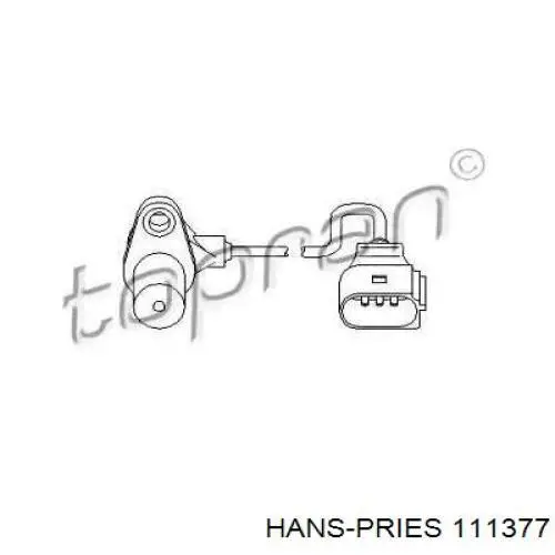 Датчик обертів колінвалу Hans Pries (Topran) 111377 ціна, від 17.46 USD