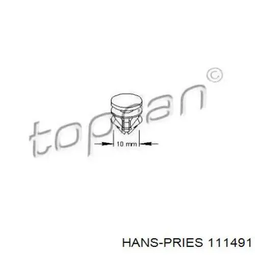 Пістон (кліп) кріплення накладок порогів TA910 Signeda