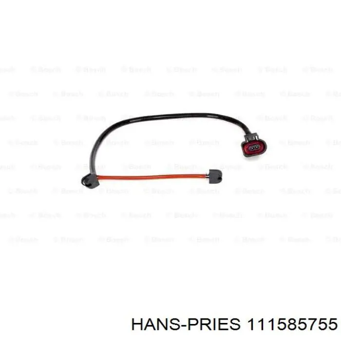 Датчик зносу гальмівних колодок, передній 111585755 Hans Pries (Topran)