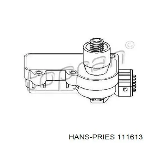 111613 Hans Pries (Topran) Управління привідкривателем дросельної заслінки