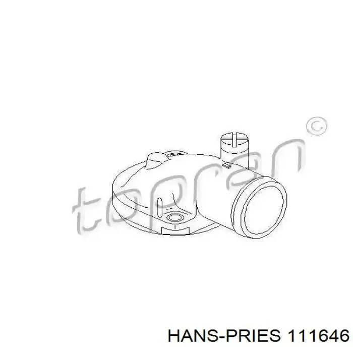Кришка термостата Hans Pries (Topran) 111646 ціна, від 9.29 USD