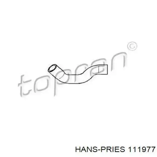 Шланг/патрубок радіатора охолодження, нижній Hans Pries (Topran) 111977 ціна, від 5.49 USD