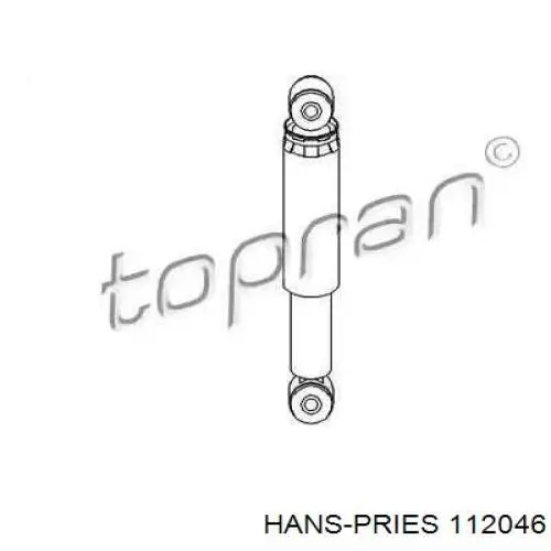 Амортизатор задній Hans Pries (Topran) 112046 ціна, від 35.24 USD